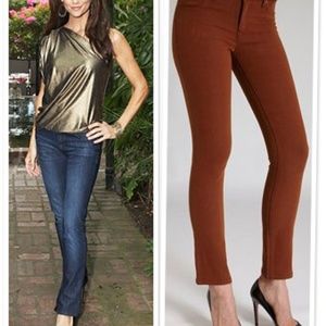Slim Straight Leg Colored Jean in Rusty Tan